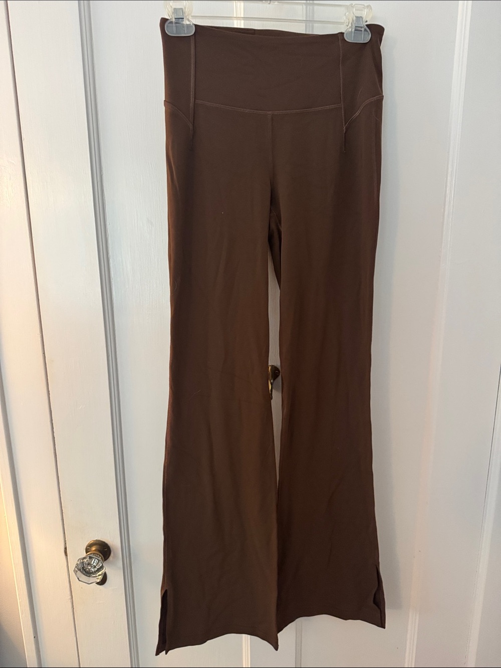 lululemon athletica Brown Wide-Leg Yoga Pants